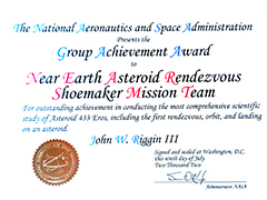 NASA Award