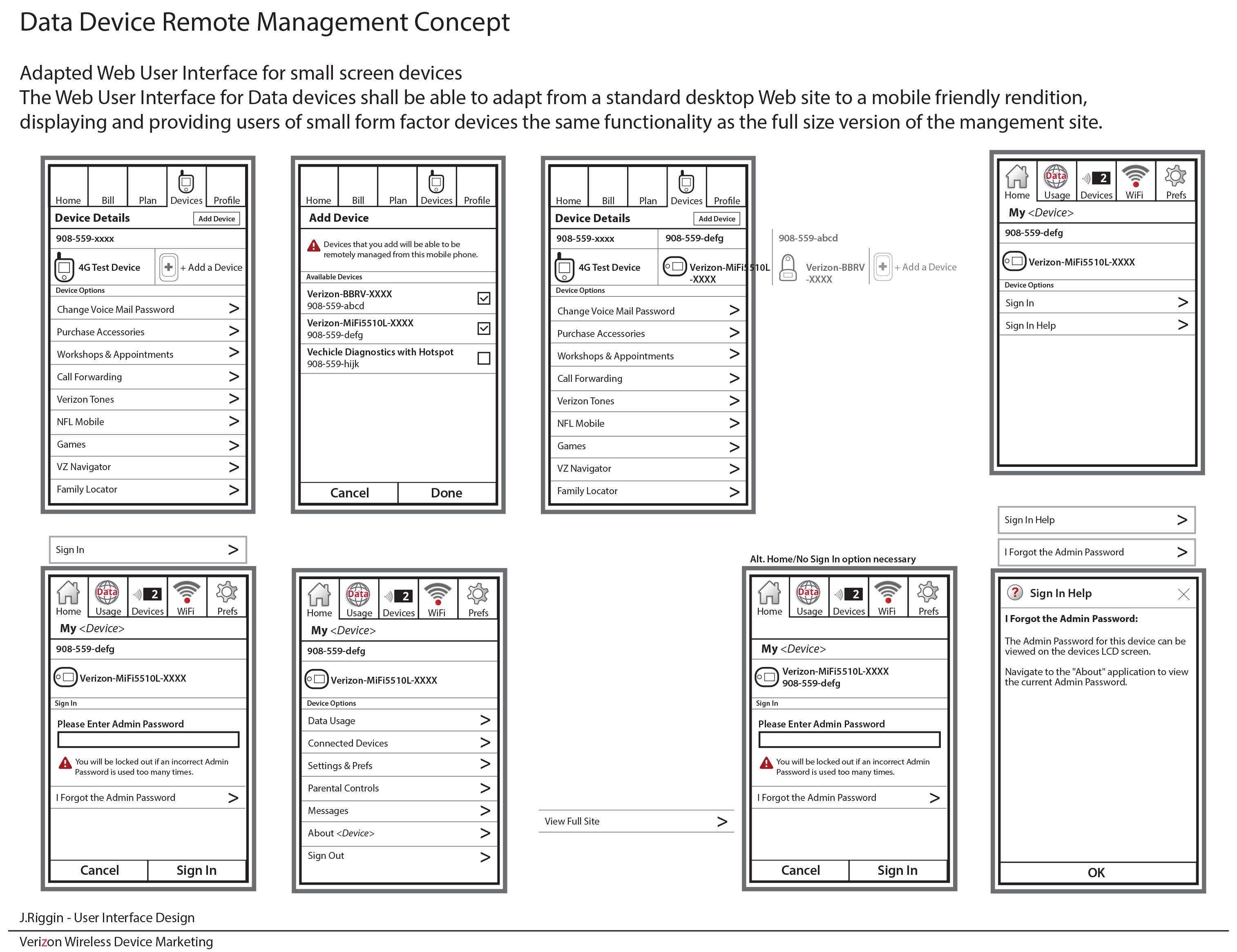 Mobile app vision for remote home control